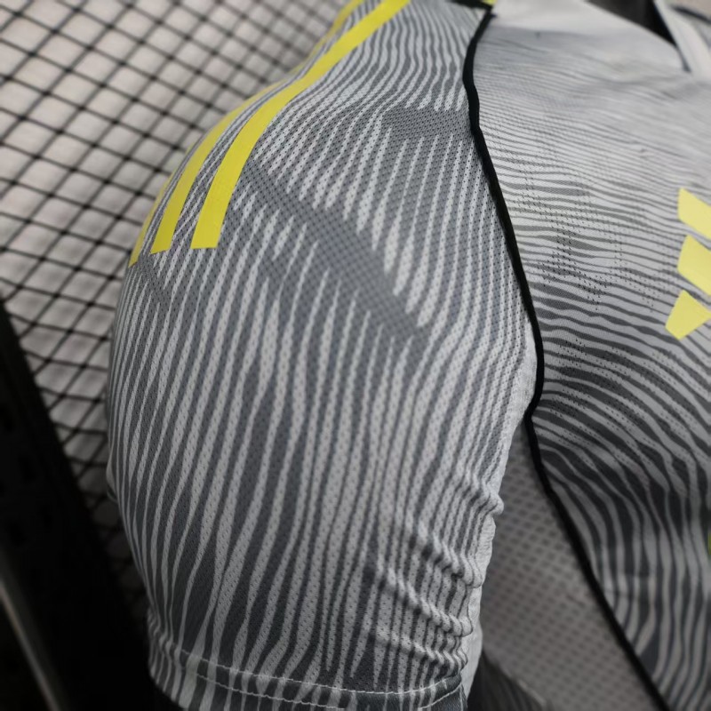 Player Version 25/26 Club America Grey with Diagonal Stripe Pattern Jersey