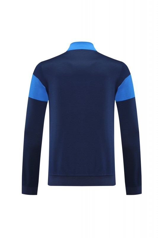 2025 Nike Blue/Navy Full Hoodie Zipper Jacket +Long Pants