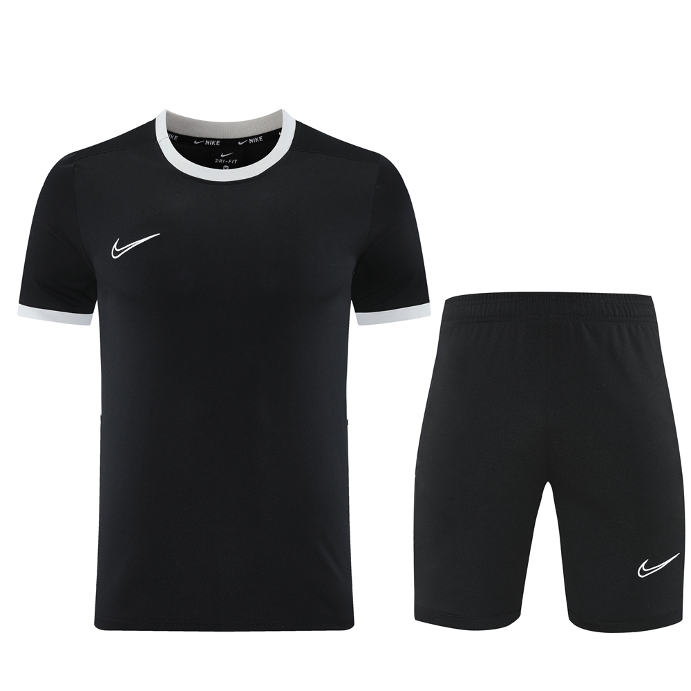 2025 NIKE Black Short Sleeve Jersey + Shorts