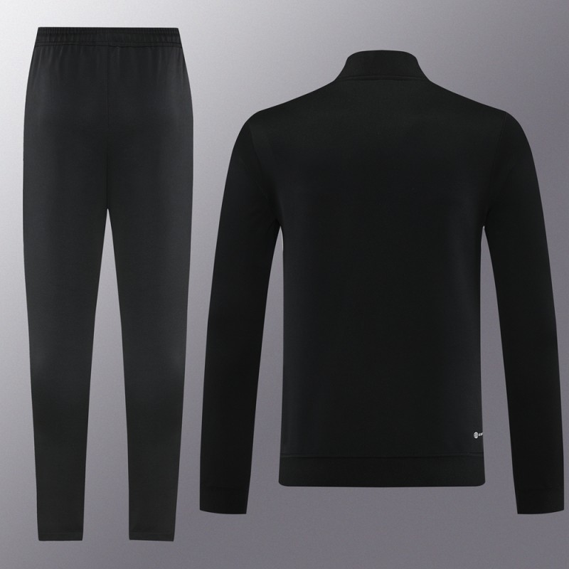 2025 Adidas Orange/Black Full Zipper Jacket +Long Pants