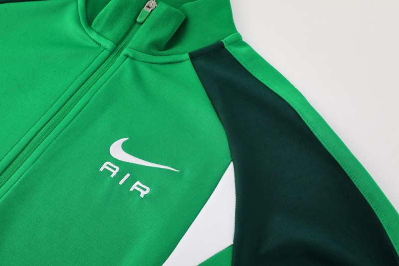 2025 NIKE Green Full Zipper Jacket +Long Pants