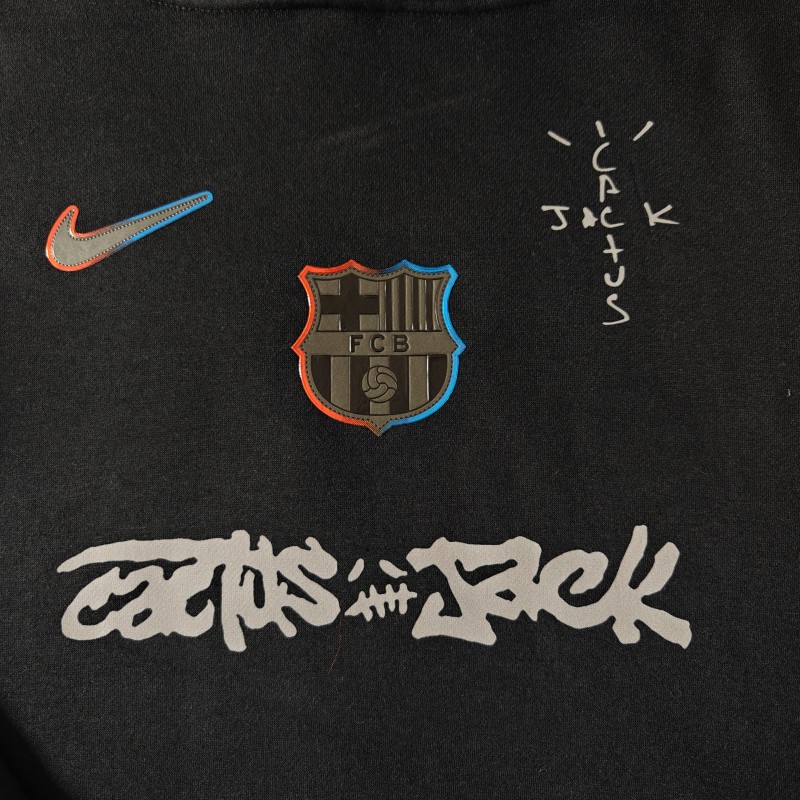 25/26 Barcelona Black Cactus Jack Hoodie -7 Colors