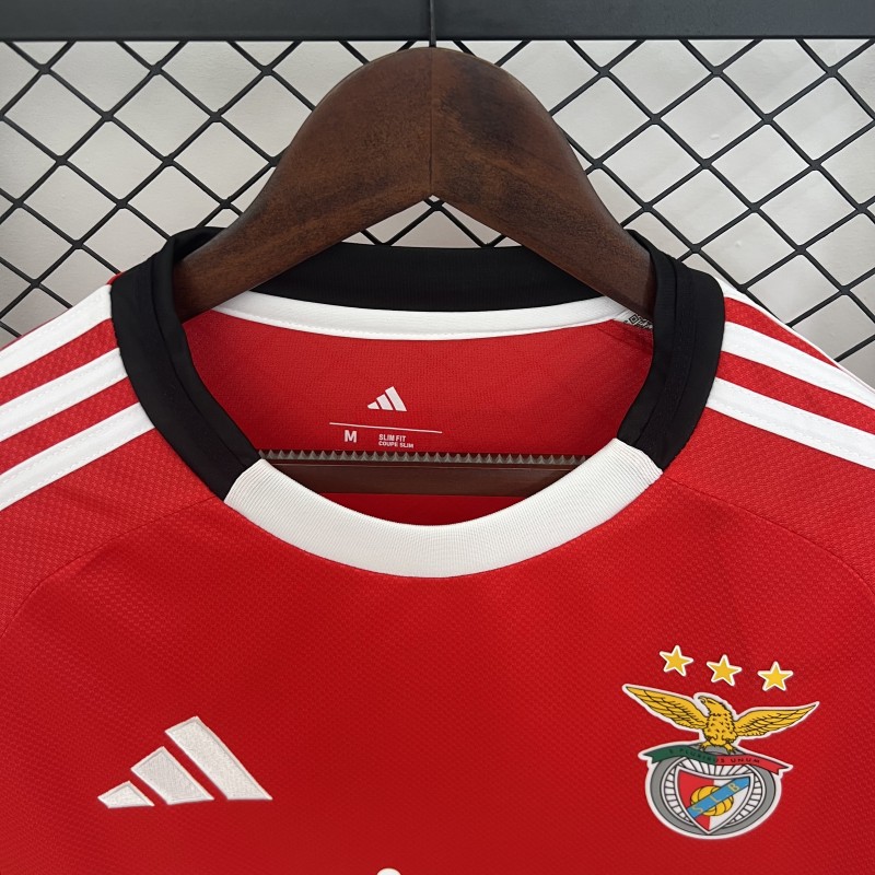 25/26 Long Sleeve Benfica Home Jersey