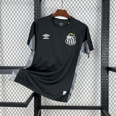 2025/26 Santos Black Goalkeeper Jersey
