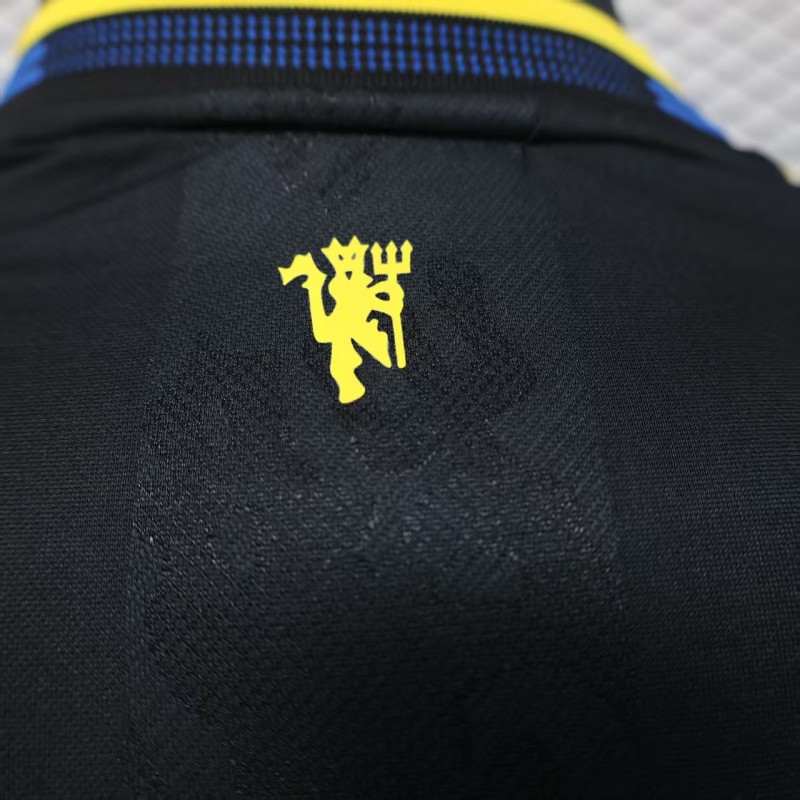 Player Version 25/26 Manchester United Third Black Long Sleeve Jersey