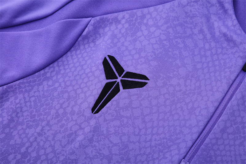 25/26 Barcelona Purple Joint Edition Half Zipper Jacket+Long Pants