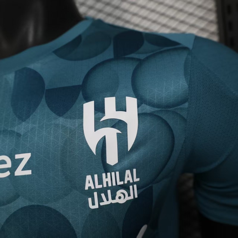 Player Version 25/26 Al Hilal Third Blue Jeresy