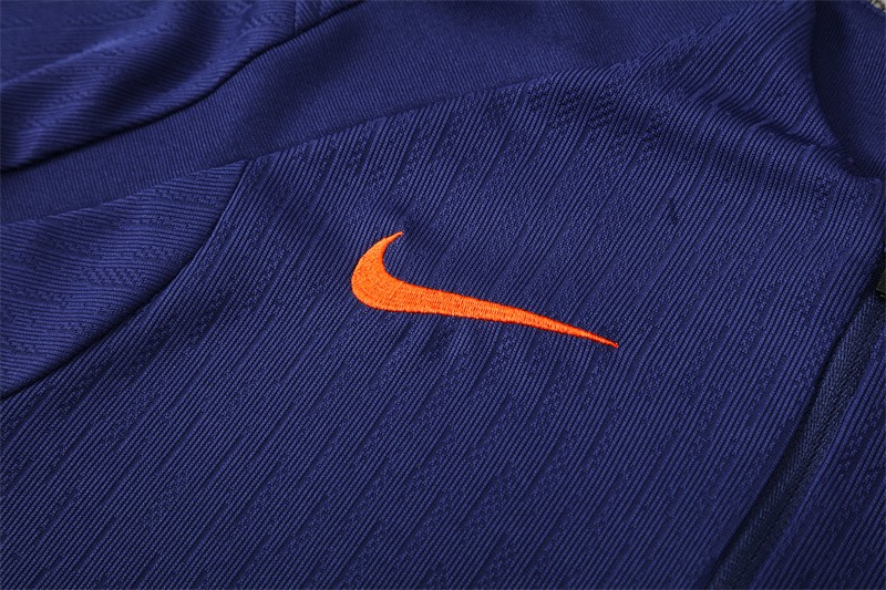 Player Version 25/26 Barcelona Royal Blue T90 Half Zipper Jacket+Long Pants