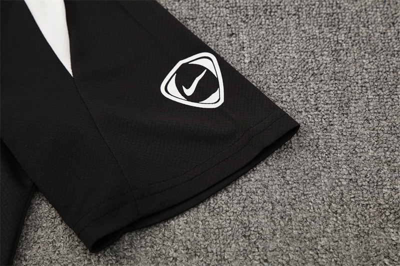 25/26 PSG Black T90 with XS Short Sleeve+Soccer Shorts