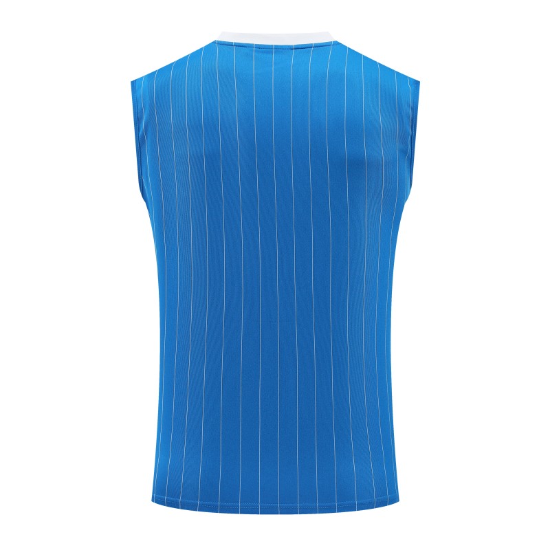 25/26 Real Madrid Adidas Original Blue Vest Jersey+Shorts