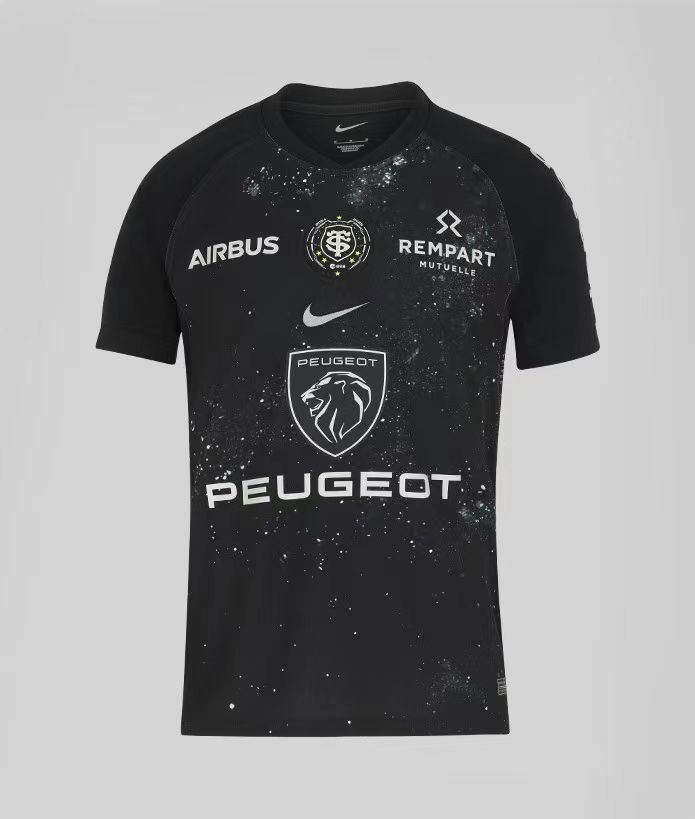 25/26 Toulouse Black with Galaxy Splatter Jersey