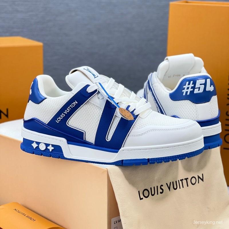Louis Vuitton Trainer Sneaker Low 2025 SS New Colorway Unisex Casual Sports Basketball Shoes - LY00400