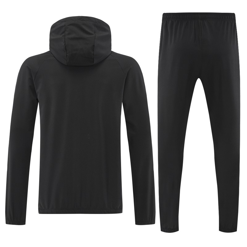 25/26 Inter Milan Black Full zipper Jacket Tracksuit+ long pants
