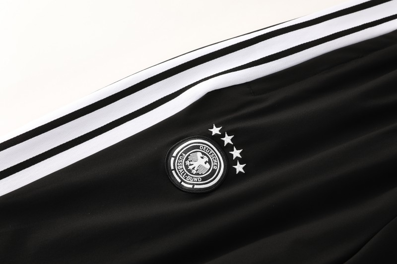 2026 Germany Black Full Windbreaker + Long Pants