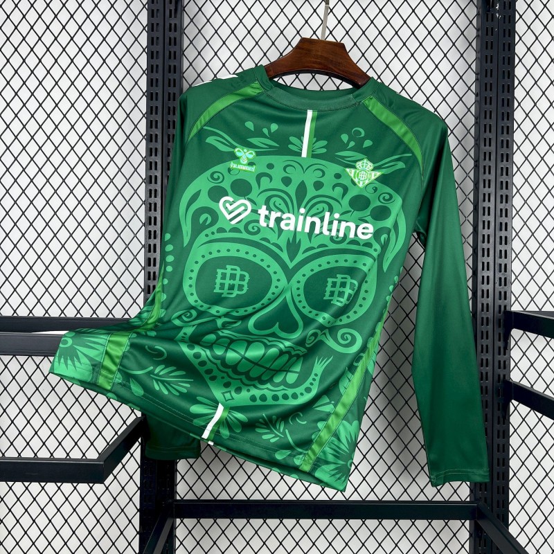 2025/26 Mens Real Betis Pre-Match Long Sleeve Jersey