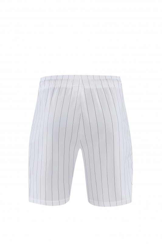 26/27 Arsenal  White Pinstripe Short Sleeve+Soccer Shorts