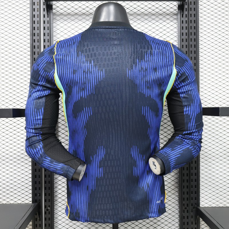 Player Version 26/27 Brazil Navy Blue Special Edition Long Sleeve Jersey