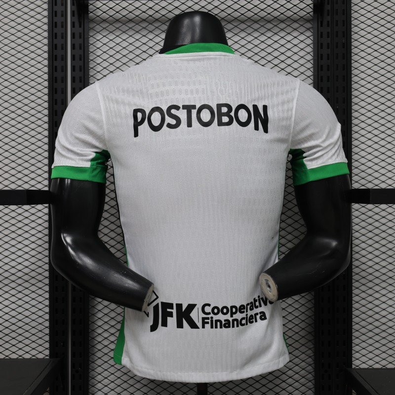 Player Version 26/27 Atlético Nacional White & Green Accent Away Jersey