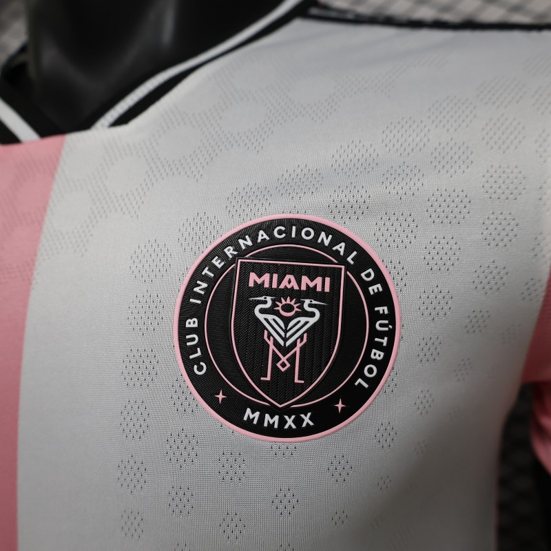 Player Version 26/27 Inter Miami CF  Pink & White with Split Panel Home Jersey