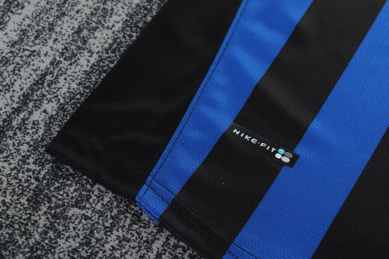 Retro 98/99 Kids  Inter Milan Blue & Black Stripe Home Jersey