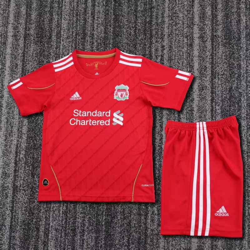 Retro Kids 2010 Liverpool Home Jersey