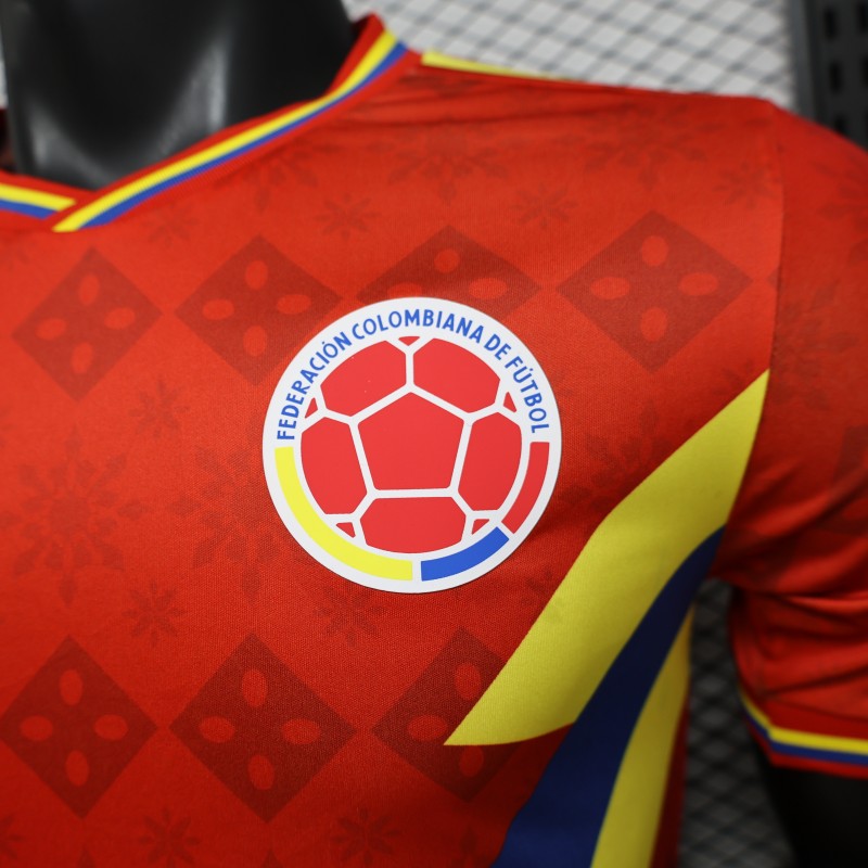 Player Version 2026 Colombia Special Edition  Away Red Jersey