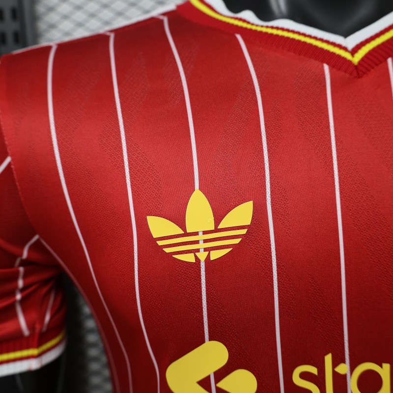 Player Version 26/27 Liverpool Red with White Pinstripe Home Jersey