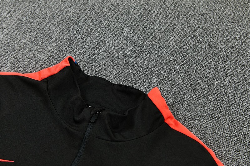 Player Version 26/27 Paris Black Half Zipper Jacket+Long Pants