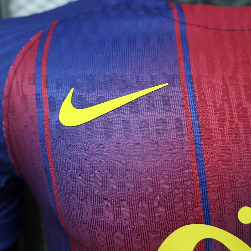 Player Version 25/26 FC Barcelona Royal Blue & Garnet Red  Special Edition Jersey
