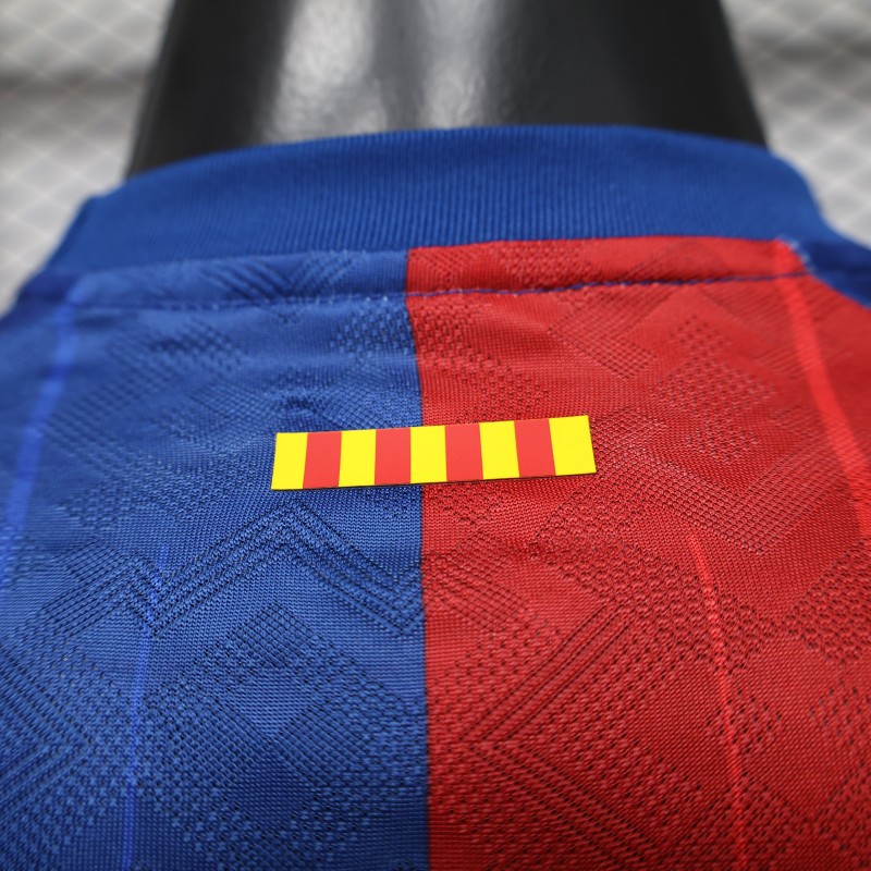 Player Version 26/27 FC Barcelona Royal Blue & Garnet Red Vertical Stripes  Special Edition Jersey