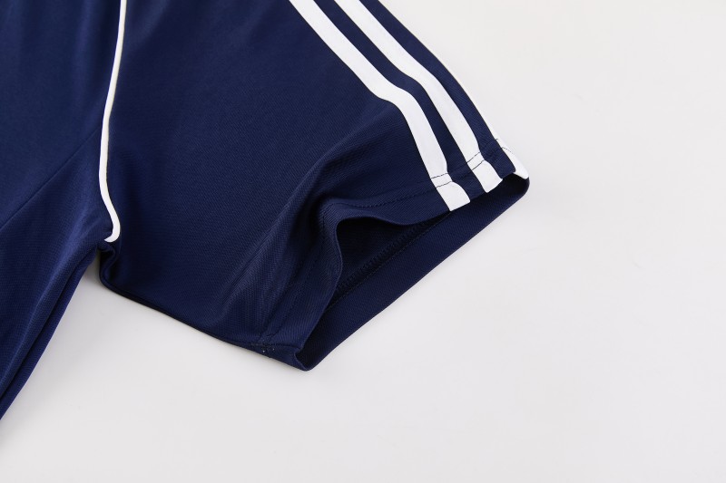26/27 Adidas AD15 Royal Blue Short Sleeve+Soccer Shorts