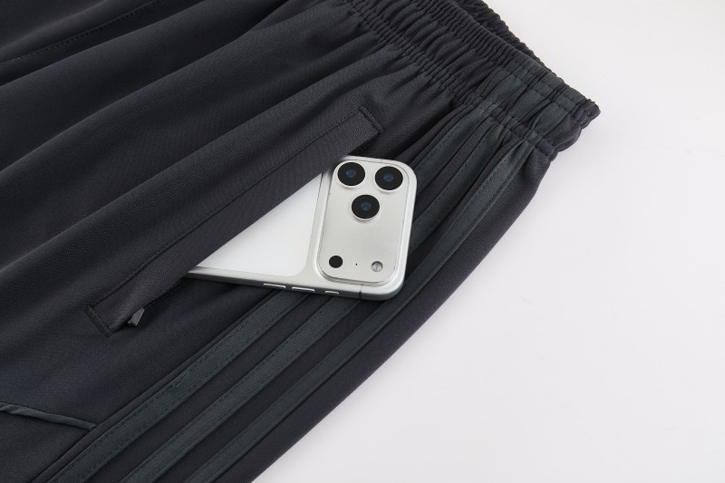 26/27 Adidas AD15 Dark Grey Short Sleeve+Soccer Shorts