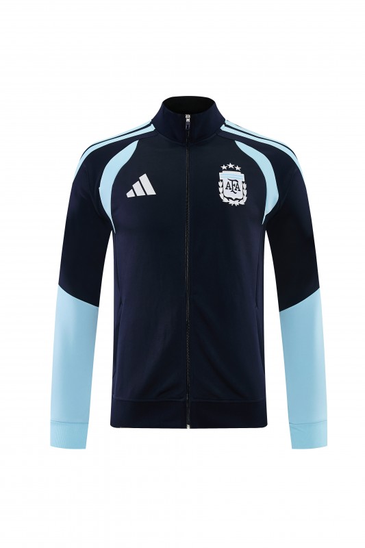 26/27 Argentina Royal Blue Full Zipper Jacket Tracksuit + Long Pants