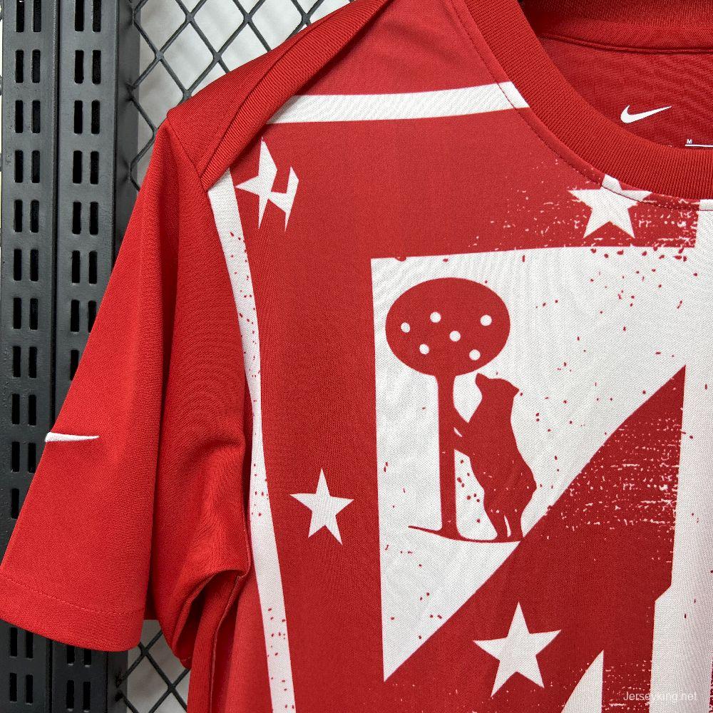 2025/26 Mens Atletico Madrid Pre-Match Jersey