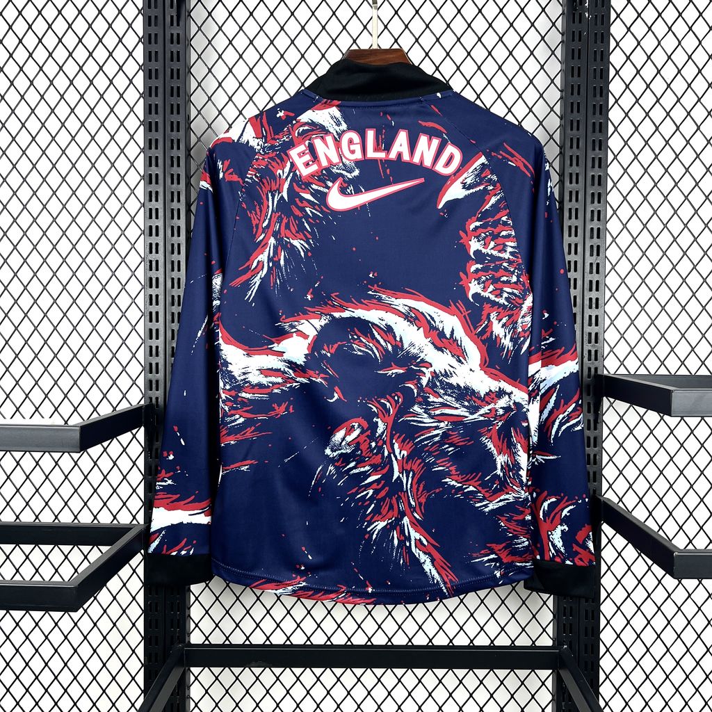 2026 Mens England Hollywood Goalkeeper Long Sleeve Jersey