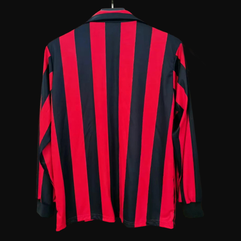 Retro 88/89 AC Milan Home Long Sleeve Jersey