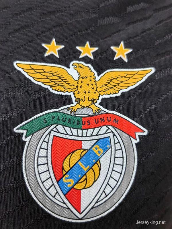 Player Version 23/24 Benfica Away Black Jersey