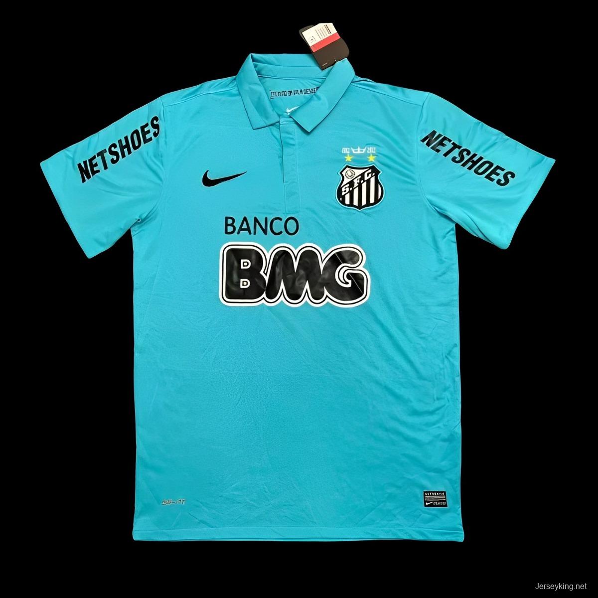 Retro 12/13 Santos Third Blue Soccer Jersey