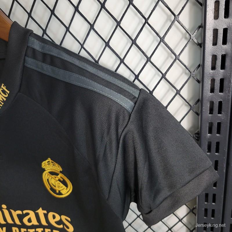 23/24 Kids Real Madrid Third Black Jersey