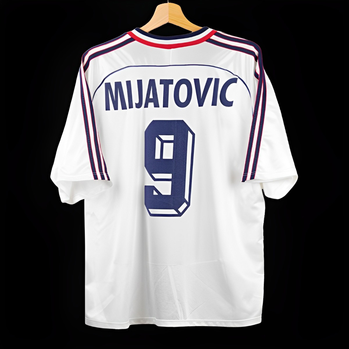 Retro 1999 Yugoslavia Away White Jersey