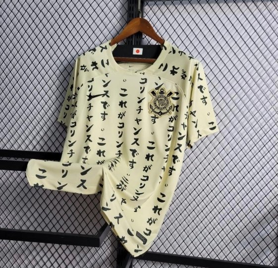 Retro 22/23 Corinthians Third Japan 10 Years Yellow Jersey