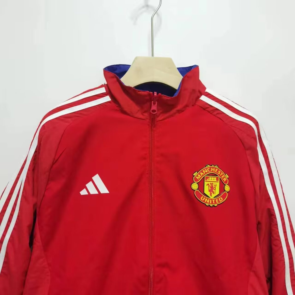2024 Manchester Untied Black/Red Reversible Windbreaker