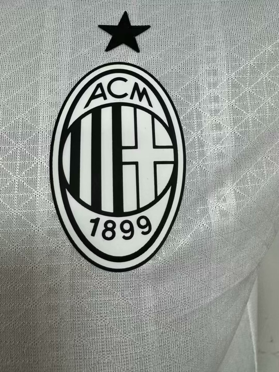 Player Version AC Milan Away White Jersey