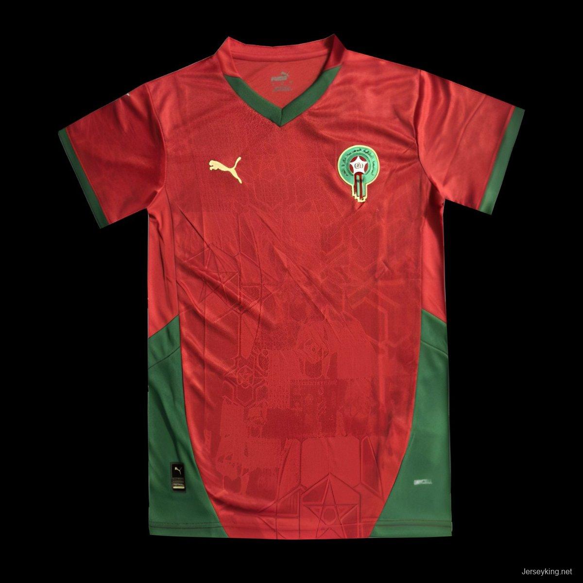 2024 Morocco Home Jersey