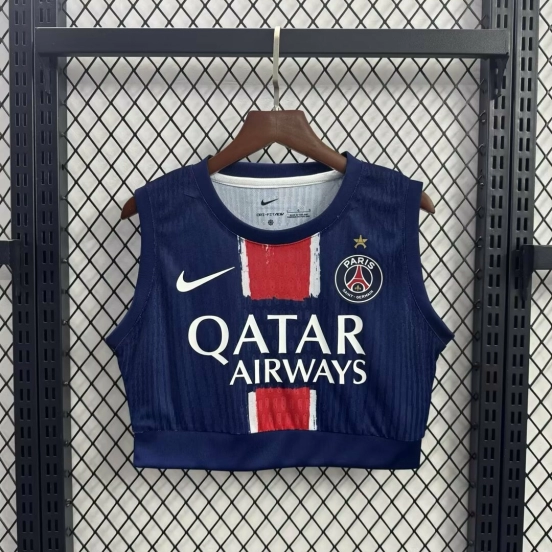 1 Star Women's 25/26 Paris Saint-Germain PSG Navy Blue  Athletic Tank Top