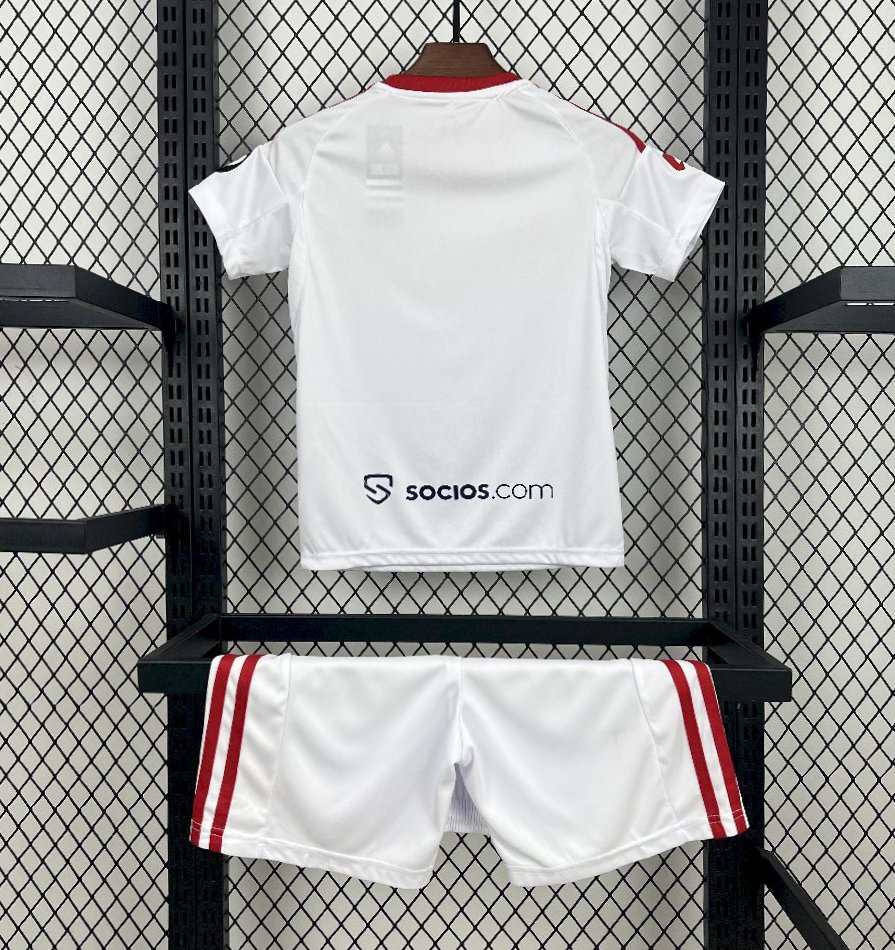25/26 Kids Sevilla FC Home Jersey