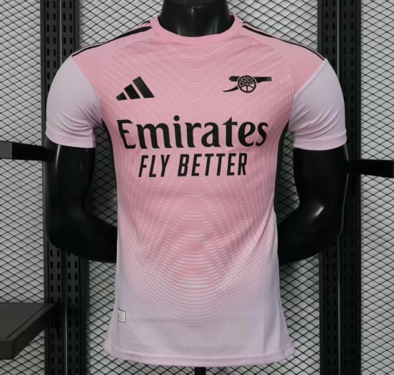 Player Version 25/26 Arsenal Pink Pre-Match Jersey