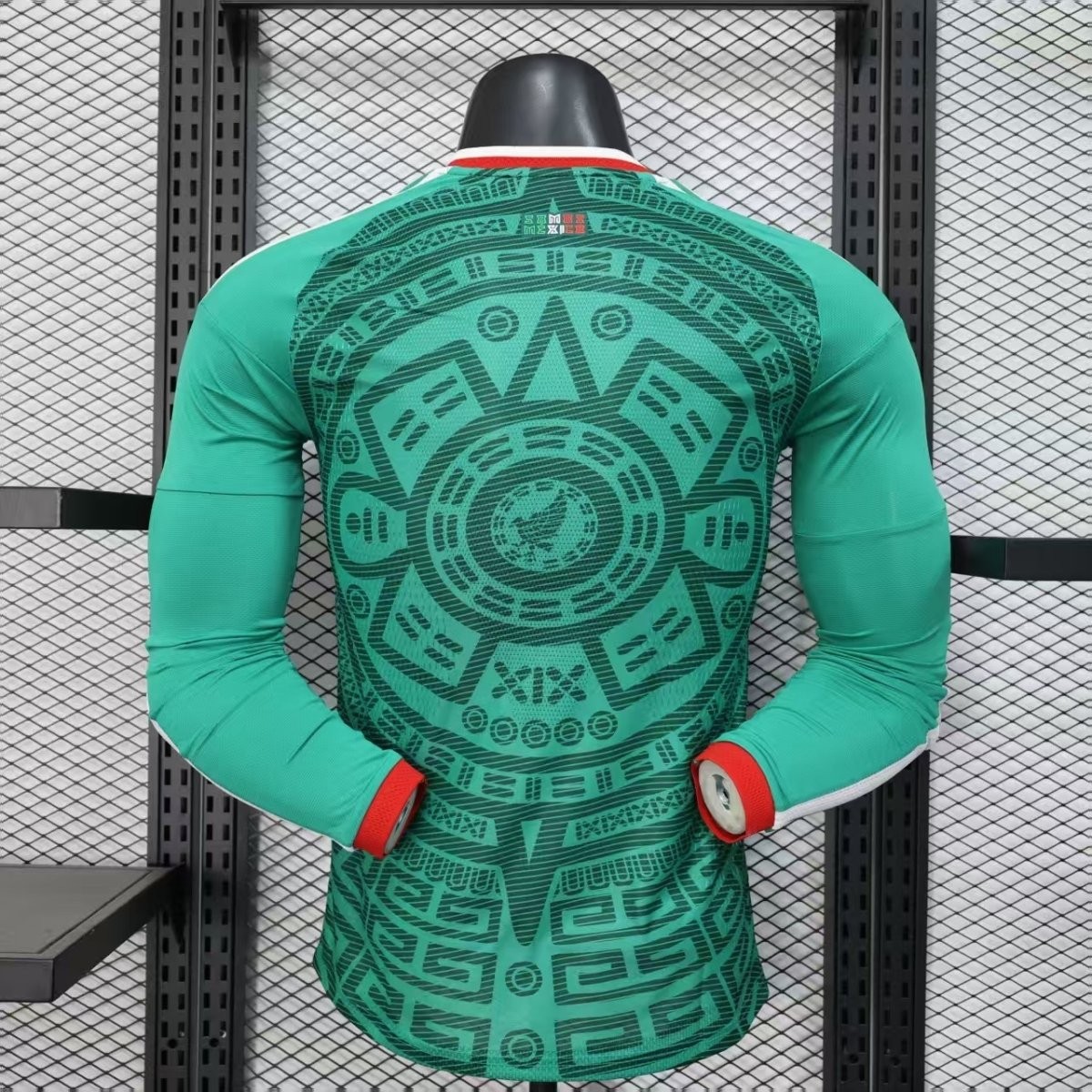 Player Version 2026 Mexico Home Long Sleeve Jersey