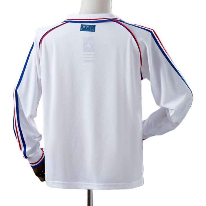 1998 Retro France Away Long Sleeve Jersey