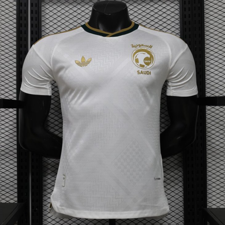 Player Version 26/27 Saudi Arabia  White & Gold Home Jersey